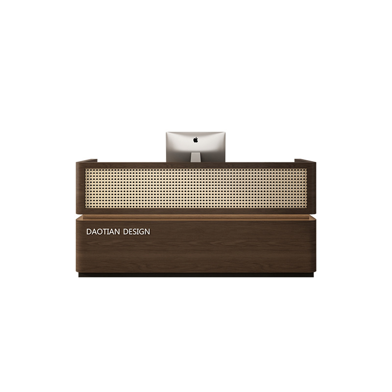 Office Furniture Center - Rattan bar checkout counter Chinese tea