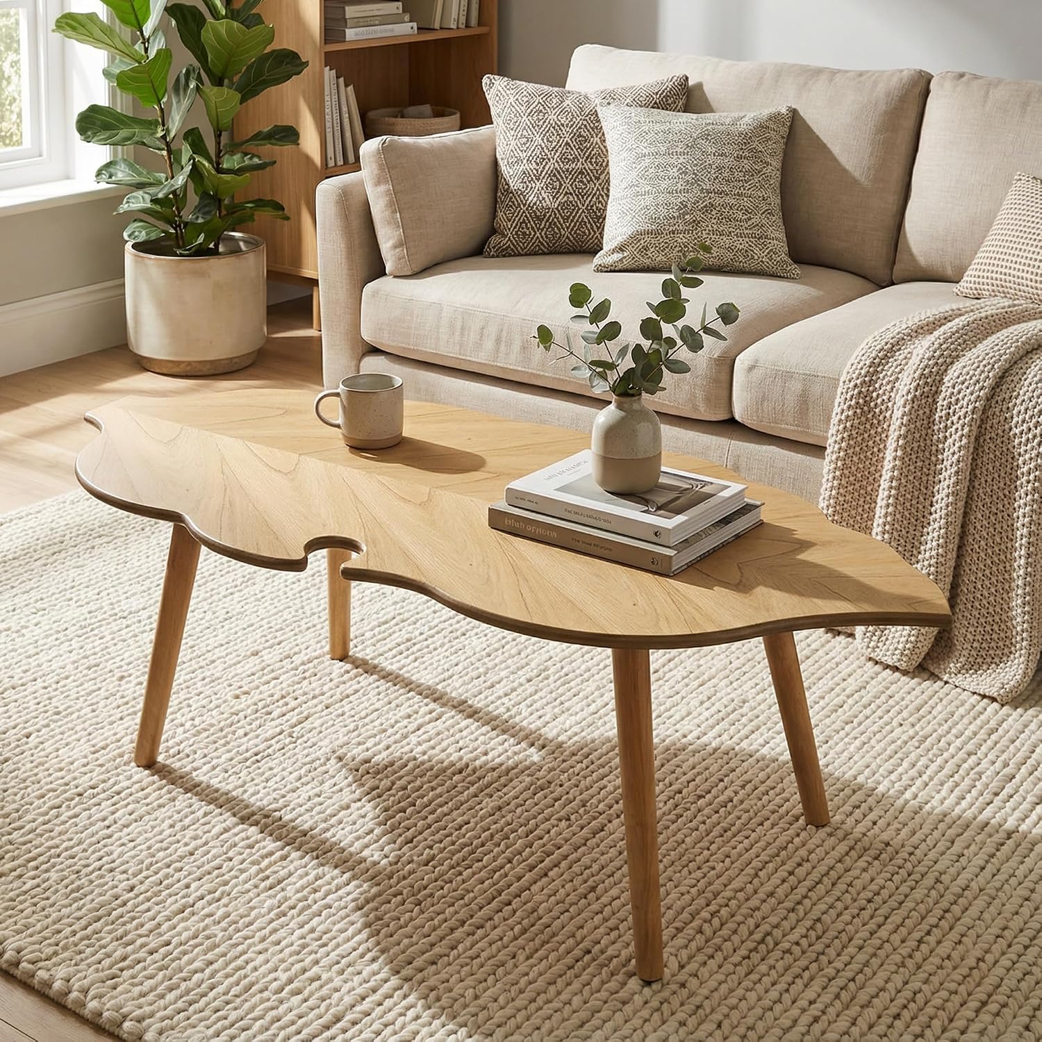 Office Furniture Center - Small Wood Coffee Table Easy Assembly