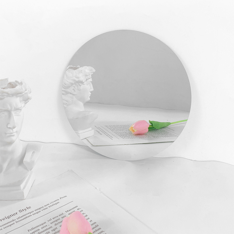 20cm Round Mirror Glass Tray   - Conference Table Round review and price