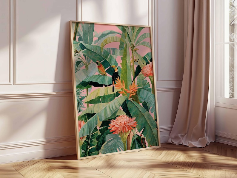 1pc Retro Tropical Canvas Post - Office Furniture Design review and price