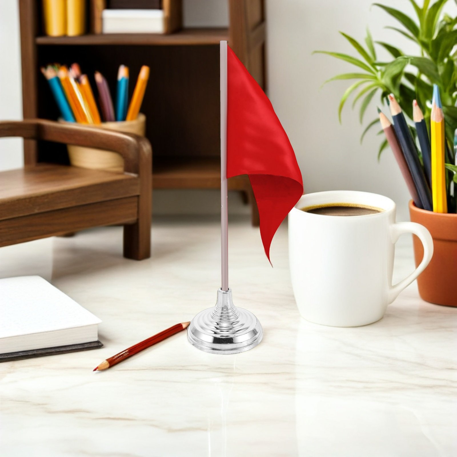 12Pcs Silver Mini Desk Flag St - Conference Table Round review and price
