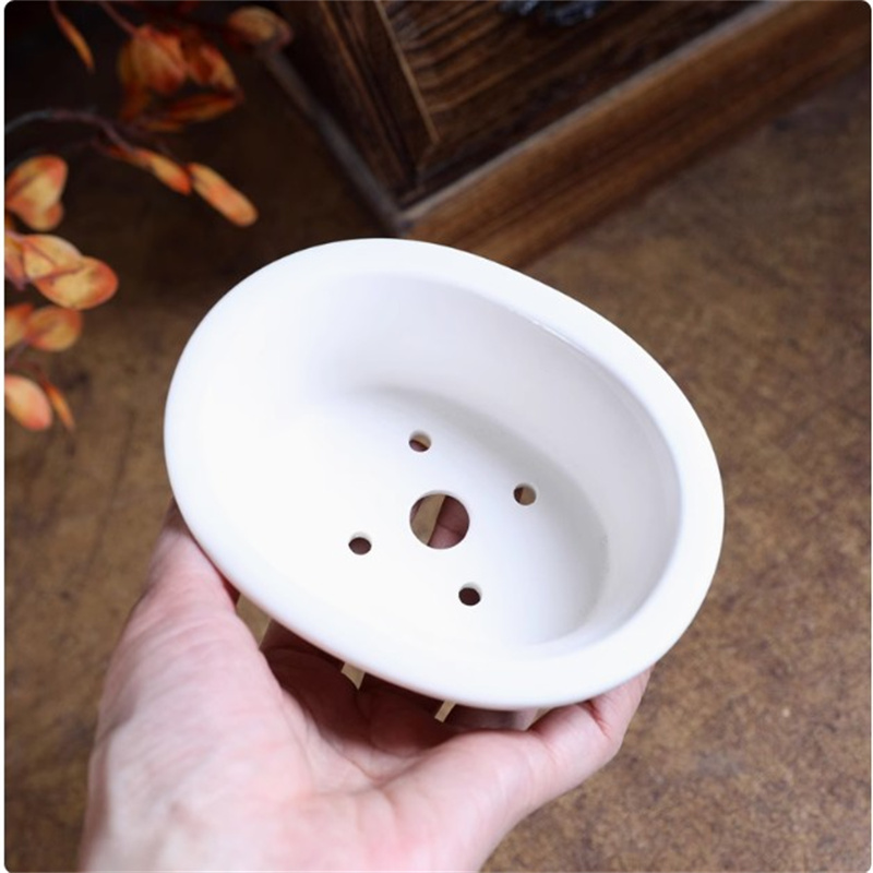 Porcelain White Oval Bonsai Po - Conference Table Round review and price