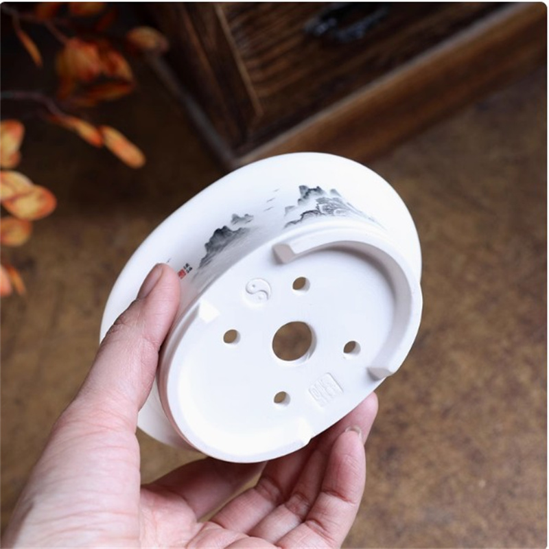 Porcelain White Oval Bonsai Po - Conference Table Round review and price
