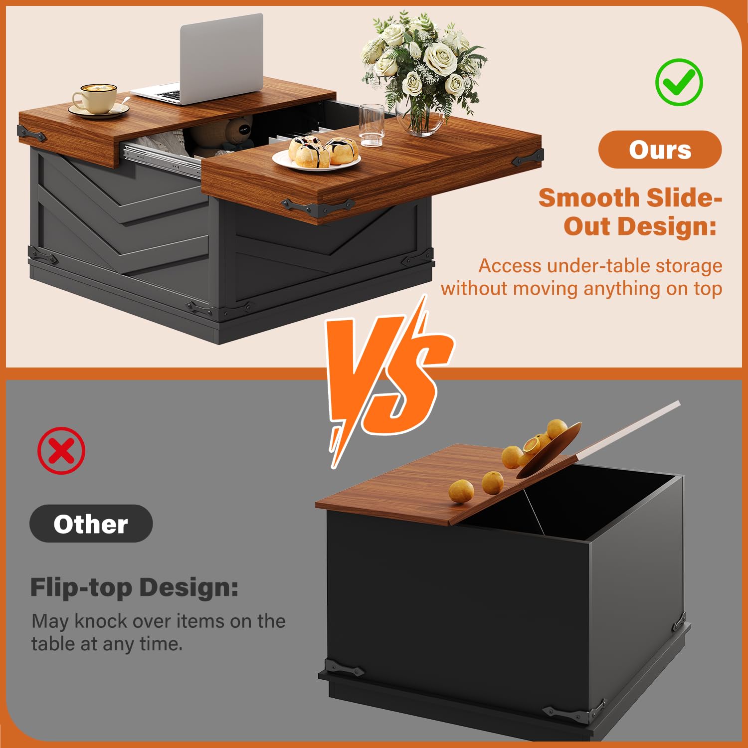 Lift Top Coffee Table Sliding  - Office Furniture Center review and price