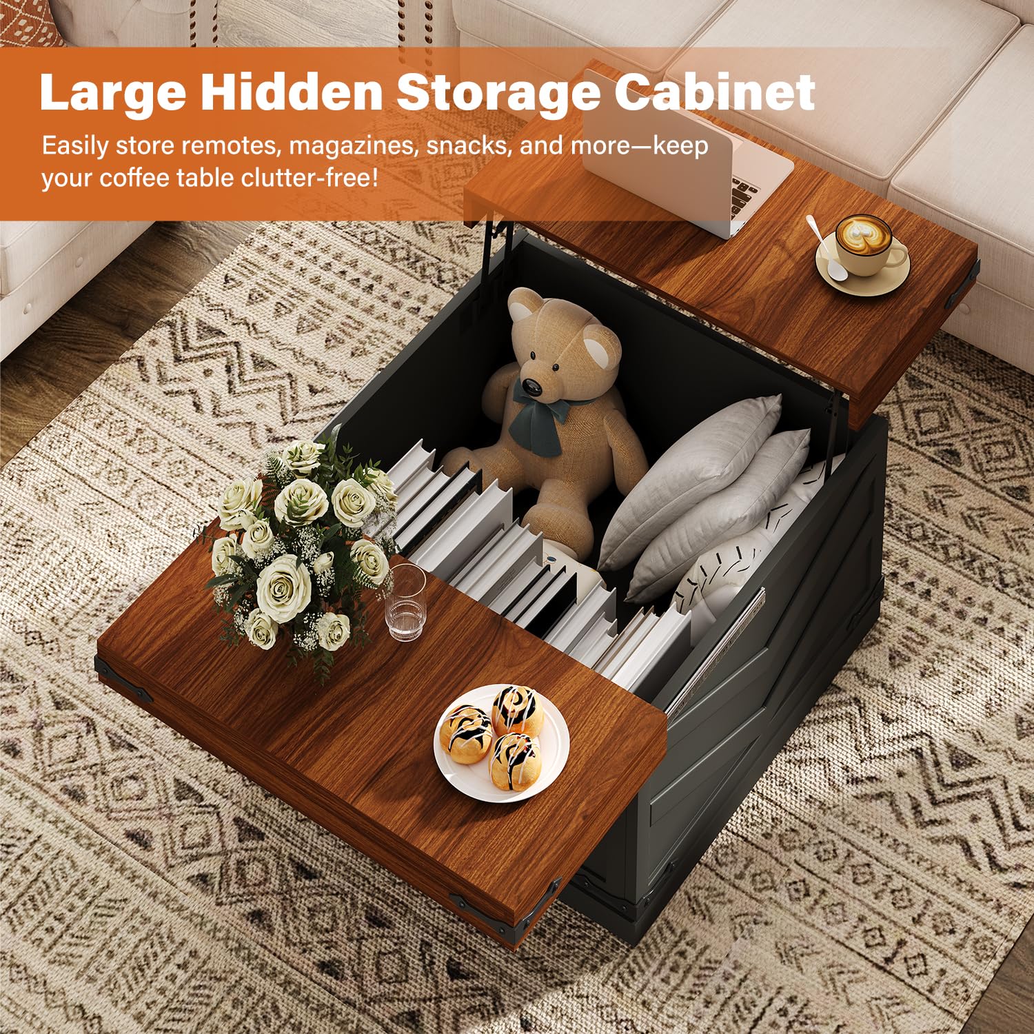 Lift Top Coffee Table Sliding  - Office Furniture Center review and price