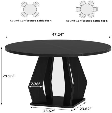 Round Conference Table for 4-6 - Conference Table Round review and price