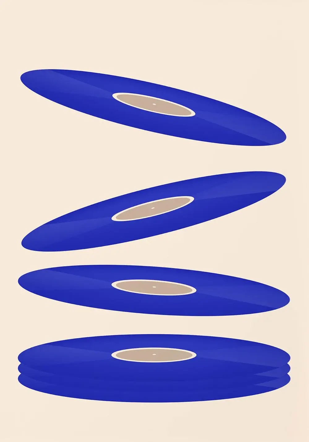 Mid Century Vinyl Record Canva - Office Furniture Design review and price
