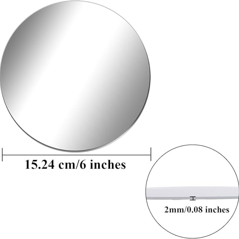 6 Pack Acrylic Round Mirrors N - Conference Table Round review and price