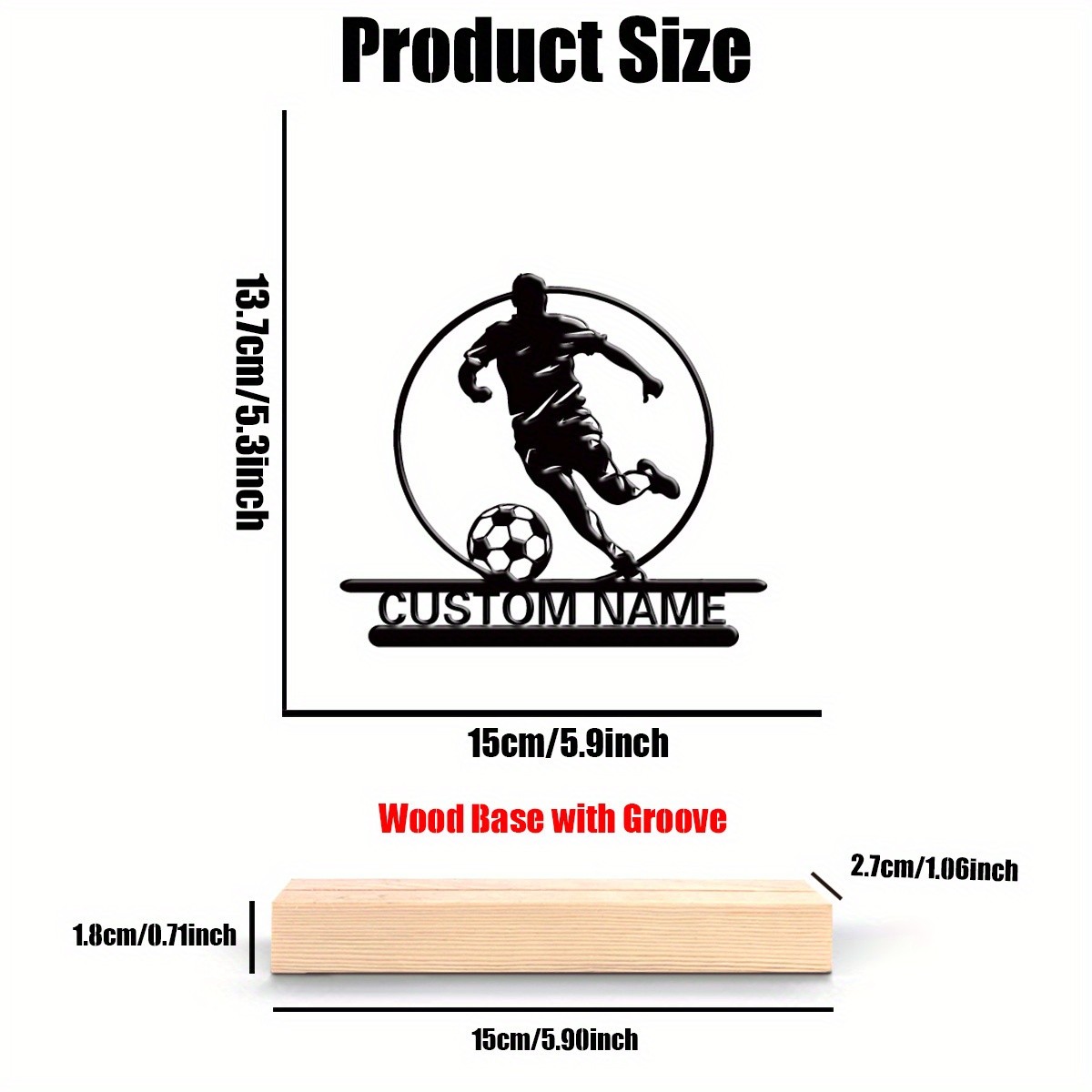 Custom Soccer Player Metal Sta - Office Furniture Design review and price