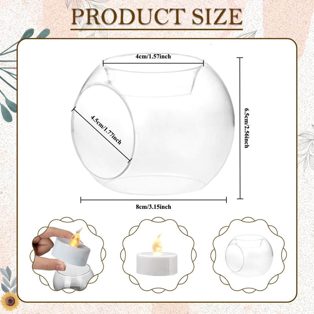 6/12pcs Glass Round Hollow Can - Conference Table Round review and price