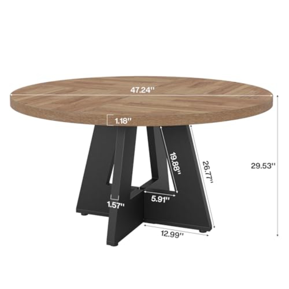 47-Inch Round Conference Table - Conference Table Round review and price