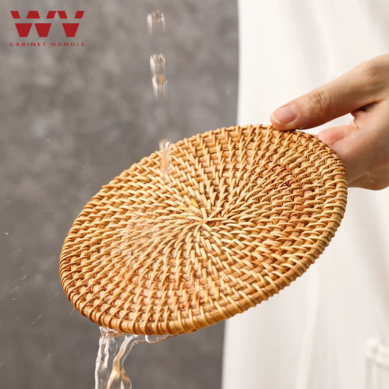 10-20cm Pot Mats Handwoven Rat - Conference Table Round review and price